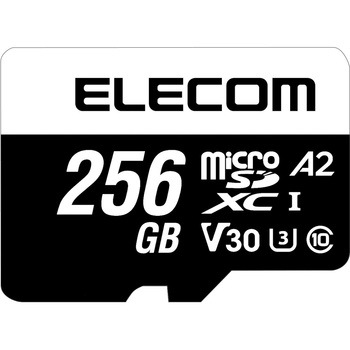 microSDカード Class10 UHS-I U3 V30 A2 4K microSDXC 読込最大95MB/s 防水IPX7 SD変換アダプター付 エレコム