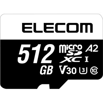 microSDカード Class10 UHS-I U3 V30 A2 4K microSDXC 読込最大95MB/s 防水IPX7 SD変換アダプター付 エレコム