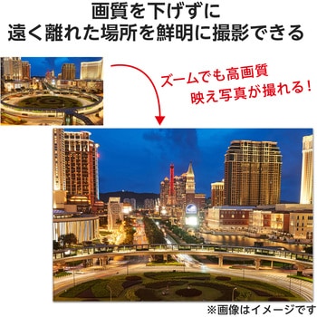 スマホ 望遠レンズ 2倍 クリップ式 レンズ 高画質 - エレコム