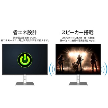液晶ディスプレイ 28型/3840×2560/DP×1、HDMI×2、USB-C×1/ブラック/スピーカー有/2年保証 JAPANNEXT