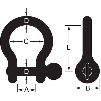 ステンアンカーシャックル ニッサチェイン