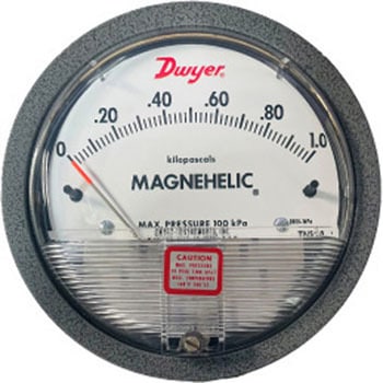 Magnehelicシリーズ微差圧計 - DWYER INSTRUMENTS