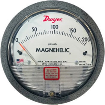 2000-200PA MagnehelicV[Yv DWYER INSTRUMENTS 06141567