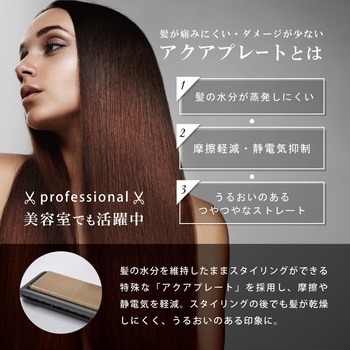AQUA PLATEヘアアイロン ケアライズ