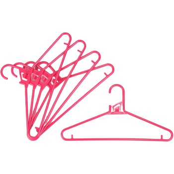 クイックハンガー M 5本組 バイオレットピンク サワフジ