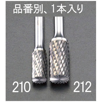 10x19mm[6mm軸]超硬カッター[鉄・鋳物] エスコ