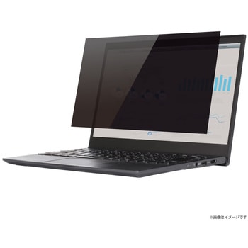 PC用のぞき見防止フィルタ ブルーライトカット 紫外線カット リバーシブル仕様 ナカバヤシ