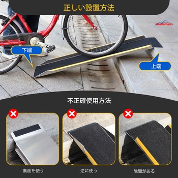 アルミブリッジ 滑り止めマット付き 軽量 Ruedamann
