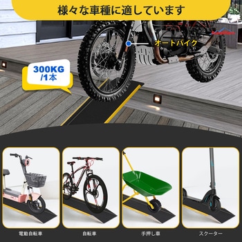 アルミブリッジ 滑り止めマット付き 軽量 Ruedamann
