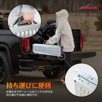 鉄製積載用スロープ トラックローディング 二本セット Ruedamann