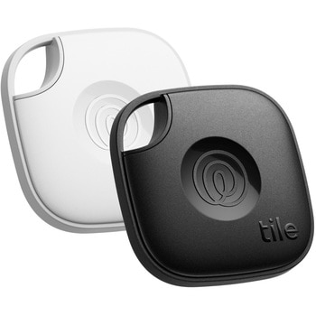 Life360 Tile Mate (2024) ブラック&ホワイト 2個パック/電池交換不可(最大約3年) Tile