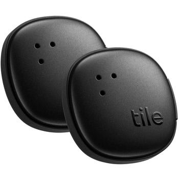 Life360 Tile Sticker (2024) ブラック 2個パック/電池交換不可(最大約3年) Tile