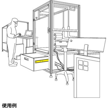 オールステンレス スライドレール 低発塵グリス仕様 スガツネ工業
