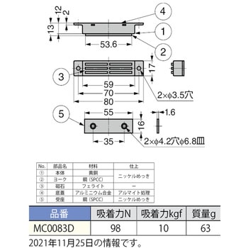 マグネットキャッチ LAMP(スガツネ)