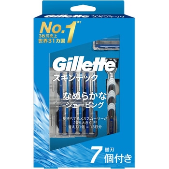 ジレットマッハシンスキンテック ホルダー付 Gillette(ジレット)