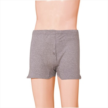 片倉工業 紳士用吸水トランクス M グレー オグランジャパン