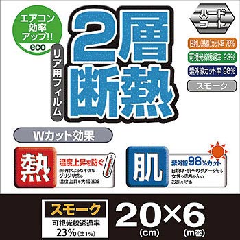 断熱2層ハードコートフィルム 槌屋ヤック ウインドウフィルム関連 通販モノタロウ Df 201