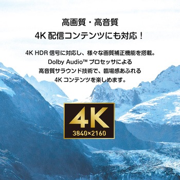 4K チューナーレススマートテレビ オリオン(ORION)