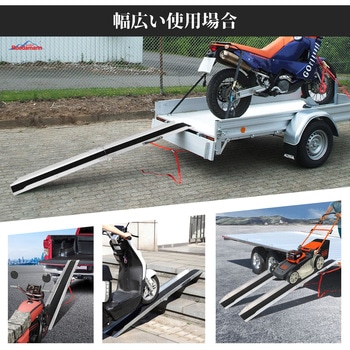 折畳みブリッジ バイク積載 一本 Ruedamann