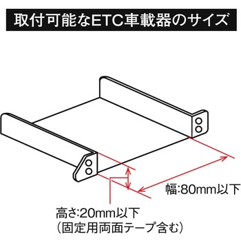 トヨタ系用ETC取付基台 - 槌屋ヤック
