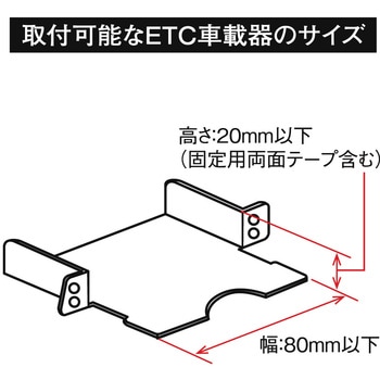 トヨタ系用ETC取付基台2 槌屋ヤック
