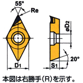 三菱 チップ ＭＤ２２０ 1個 (DEGX150404R-F)-