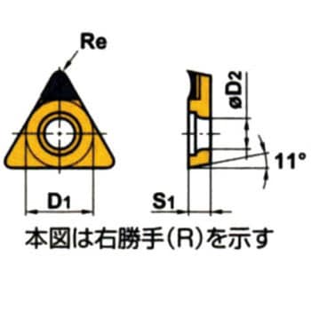 MITSUBISHI/三菱マテリアル チップ MD220 TPGT160302L-F-