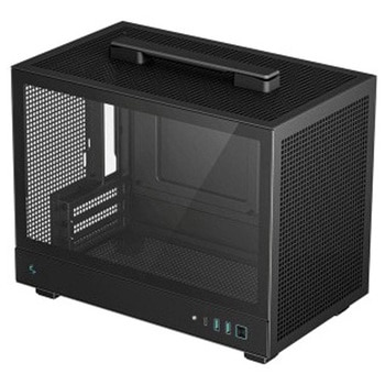 CH160/Mini-ITXケース/ブラック/高エアフロー/メッシュパネル/高さ172mmまでの空冷CPUクーラーに対応/ATX電源対応(最長140mm)/持ち運び用キャリーハンドル装備 DEEPCOOL