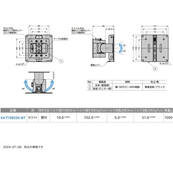 モニターマウント スガツネ工業
