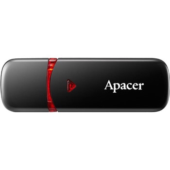 <AH333>USB2.0対応 64GB キャップ式 ブラック 5年保証 Apacer