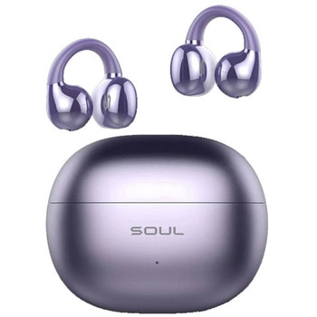 S-LIVE CLIP PURPLE オープンイヤークリップワイヤレスイヤホン SOUL(ソウル)