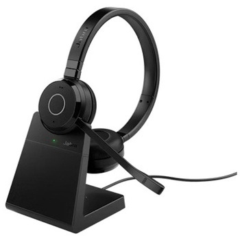 6699-833-399 Jabra 無線ヘッドセット 両耳 MS認定 充電スタンド付き 