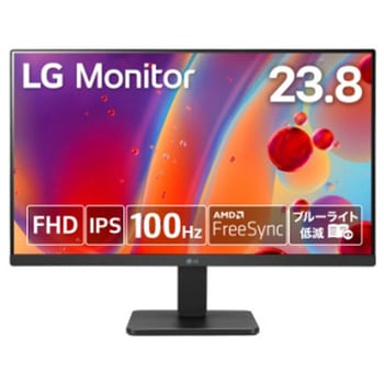 液晶ディスプレイ 23.8型/1920×1080/Dsub15pin、HDMI/ブラック/スピーカー：なし/フルHD/IPS/LED/ブルーライト低減/フリッカーセーフ/液晶パネル・バックライト3年保証 LG