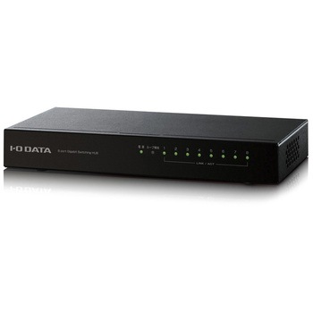 Gigabit対応8ポートスイッチングハブ I ・O DATA(アイ・オー・データ)