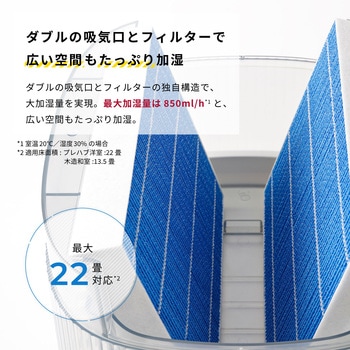 気化式加湿器 siroca