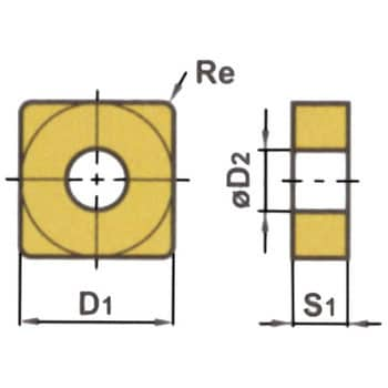 チップ SNGG 三菱マテリアル 旋盤用チップ正方形 【通販モノタロウ】