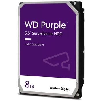 WD Purple 内蔵HDD 3.5インチ 8TB SATA6Gb/s 3年保証 WD85PURZ Western Digital(ウエスタンデジタル)