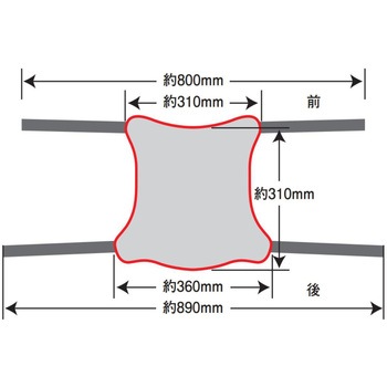GEL-ZAB R(ゲルザブR)形状 MESH SEAT COVER(メッシュシートカバー) スタンダードタイプ メッシュ素材 EHZ3136M EFFEX(エフェックス)