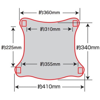 EHZ3136MC GEL-ZAB R(ゲルザブR)同時装着タイプ MESH SEAT COVER
