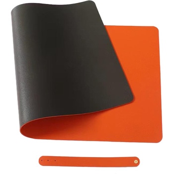 C1000417 フェイクレザーデスクマット80×40cm D8040P1 CRECOTE 06235848