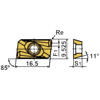 APMT1604PDER-H2 NX2525 チップ APMT-PDER-H2 1箱(10個) 三菱