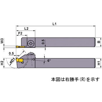 CTEHL1616-350 ホルダ 三菱マテリアル 左勝手 - 【通販モノタロウ】