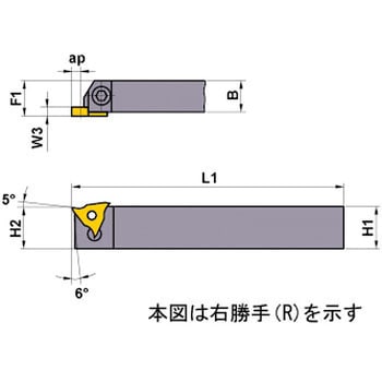 三菱マテリアル ホルダ MGHL2525M3315 (溝入れ加工)-