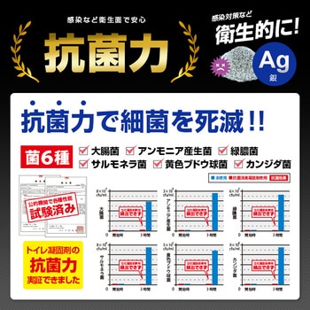 抗菌非常用トイレ凝固剤タイプ100回(排泄袋&持運び袋付) ブレイン