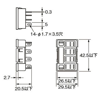 共用ソケット 角形ソケット PT(裏面接続) omron(オムロン)