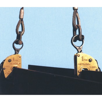 竪吊クランプ (安全ロック式) 三木ネツレン 縦吊クランプ 【通販