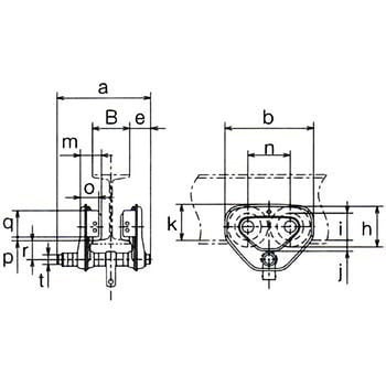 TSP-010 キトーユニバーサルプレントロリTS形 1台 キトー 【通販サイト