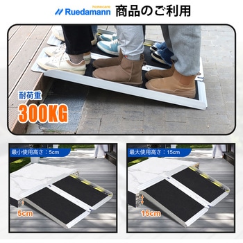 折り畳み式車椅子用スロープ Ruedamann