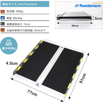 折り畳み式車椅子用スロープ Ruedamann