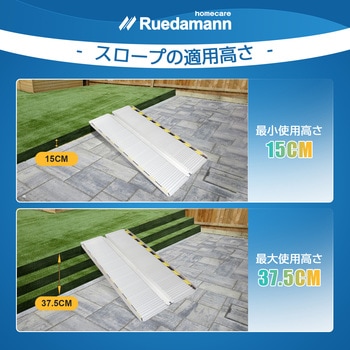 Amazon.co.jp: Ruedamann 車椅子 スロープ 伸縮128-214cm